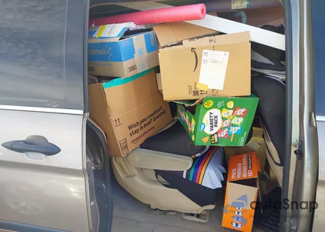 2008 Honda Odyssey Lx из США, поврежденный, VIN 5FNRL38298B109771